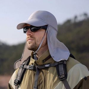 Gorra de Béisbol de Secado Rápido, Gorros de Pesca con Protección Solar UPF 50+, Gorro de Protección UV para Senderismo al Aire Libre con Solapa Extraíble para el Cuello - Product Image 4