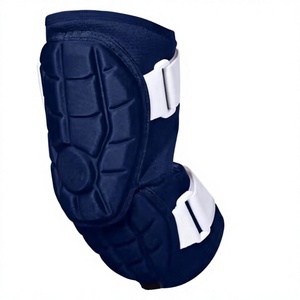 Protector de codo transpirable de espuma gruesa con absorción de impactos, protección multideportiva, universal, unisex, para todas las estaciones, cierre con cremallera, azul - Product Image 1