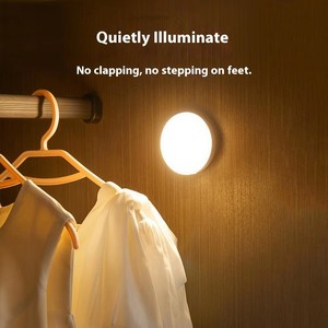 <span class=keywords><strong>Lampe</strong></span> murale LED sans fil d'intérieur avec détecteur <span class=keywords><strong>de</strong></span> <span class=keywords><strong>mouvement</strong></span> PIR automatique à piles pour salon - Product Image 4