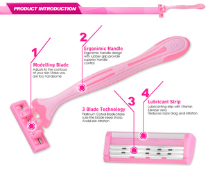 Eyebrow <strong>Razor</strong> for <strong>Women</strong> Face 2 Blade Shaving Set With Swedish Quality Hotel Disposable <strong>Razor</strong> - Product Image 6