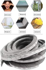 <span class=keywords><strong>Cepillo</strong></span> <span class=keywords><strong>burlete</strong></span> de aleta de tela triple <span class=keywords><strong>burlete</strong></span> de alta calidad para puerta <span class=keywords><strong>corredera</strong></span> - Product Image 6