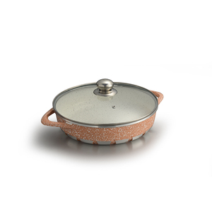 Ensemble de casseroles en aluminium Dessini Granite, revêtement céramique transparent en verre moulé sous pression, personnalisé mexicain, <span class=keywords><strong>rose</strong></span>, autres - Product Image 4