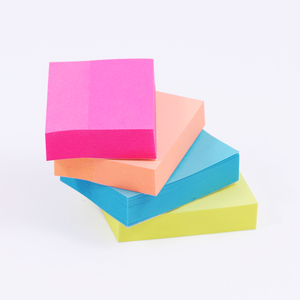 Set di adesivi a colori Foska note note note blocco pagina di carta note adesive per la scuola in ufficio - Product Image 6