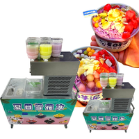 Machine à glace en flocons haute vitesse professionnelle coréenne pour Bingsu, idéale pour les commandes rapides de desserts et de cafés