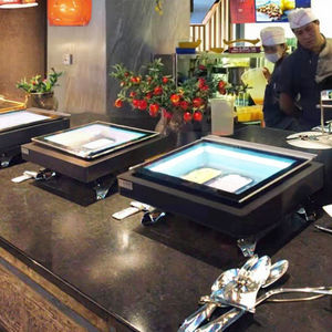 Congelador <span class=keywords><strong>de</strong></span> exhibición <span class=keywords><strong>de</strong></span> helados <span class=keywords><strong>de</strong></span> escritorio con estantes ajustables-Congelador comercial que ahorra espacio <span class=keywords><strong>para</strong></span> pequeñas empresas - Product Image 1