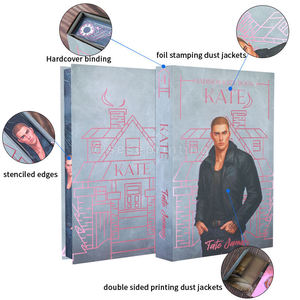 Libro de tapa dura con encuadernación offset perfecta, estampado en caliente, impresión a doble cara, sobrecubiertas para amantes de las novelas, marcapáginas - Product Image 2