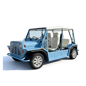 Voitures classiques électriques vintage bleues à 5 places à prix avantageux en vente - Product Image 2