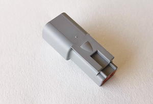 <span class=keywords><strong>DT04</strong></span>-<span class=keywords><strong>2P</strong></span>-<span class=keywords><strong>C015</strong></span>  2 ตำแหน่ง, ตัวเรือนสำหรับขั้วต่อแบบตัวผู้สำหรับยานยนต์, แบบเชื่อมต่อสายกับสาย, ระยะห่างระหว่างแกนกลาง 5.46 มม. (.215 นิ้ว), ปิดผนึกได้, สีเทา - Product Image 5