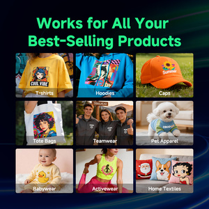 Máquina de Impressão de Roupas Kingjet, Máquina de Transferência, Máquina de Bordado Automática, Impressora DTF Sem Pó - Product Image 4