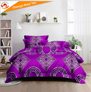 Literie en gros d'usine 3 pièces ethnique géométrique <span class=keywords><strong>tie</strong></span>-<span class=keywords><strong>dye</strong></span> africaine anti-décoloration 2 places Draps <span class=keywords><strong>de</strong></span> lit en coton Sabanas - Product Image 4