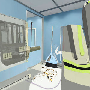 مكنسة كهربائية لاسلكية 2 في 1 خفيفة الوزن بقوة شفط عالية 20000 دورة في الدقيقة وبطارية 1300 مللي أمبير لتنظيف غرف النوم والمنازل - Product Image 3