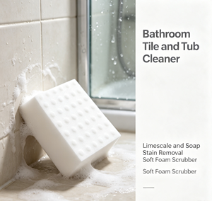 Lightweight Nano Melamine <b>Sponge</b> Moisture-Proof and Mold-Resistant Bath & Kitchen Cleaning Pad Scouring Pads - Product Image 3