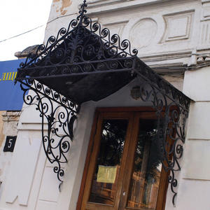 <span class=keywords><strong>Auvent</strong></span> <span class=keywords><strong>d</strong></span>'<span class=keywords><strong>entrée</strong></span> <span class=keywords><strong>en</strong></span> verre avec cadre <span class=keywords><strong>en</strong></span> <span class=keywords><strong>fer</strong></span> <span class=keywords><strong>forgé</strong></span> de style classique, galvanisé à chaud, taille personnalisable - Product Image 4