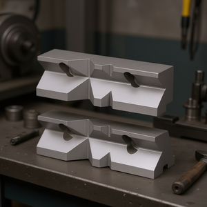 Ttake V-Jaw for Modular Vise Modular Vises 2-Piece Set Precision Machined Steel - Product Image 3