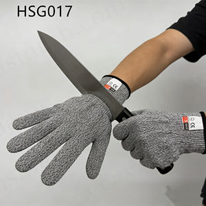 LXG, Gants <span class=keywords><strong>de</strong></span> sécurité anti-coupure en acier inoxydable <span class=keywords><strong>de</strong></span> niveau 5 pour la <span class=keywords><strong>menuiserie</strong></span> et la sculpture sur bois, prévention des blessures, HSG017 - Product Image 2