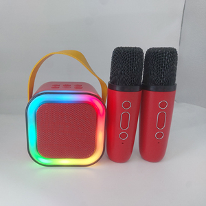 Microphone portable pour enfants, karaoké à domicile, mini haut-parleur portable avec micro sans fil et Bluetooth pour l'extérieur et les fêtes - Product Image 4