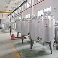Usine Original En Acier Inoxydable Liquide Mélange Machine Cuves De Mélange 500l Cosmétiques Lotion Faisant La Machine Liquide Savon Mélange Machine