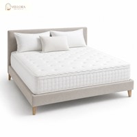 Matelas Queen à ressorts ensachés sur mesure avec mousse à mémoire de forme de 55 kg, mousse en forme d'œuf et housse en protéines de lait – Vente en gros pour hôtels