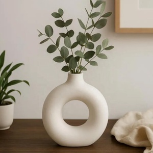 CARATTE 3 tamaños moderno minimalista hueco círculo maceta <span class=keywords><strong>molde</strong></span> de silicona nórdico Donut jarrones hormigón Cemen <span class=keywords><strong>molde</strong></span> <span class=keywords><strong>para</strong></span> decoración del hogar - Product Image 3