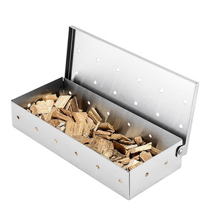 Boîte à fumée pour <span class=keywords><strong>Barbecue</strong></span>, en acier inoxydable, fumeur pour BBQ à gaz et grill - Product Image 6
