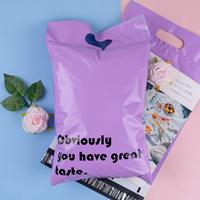 Sac d'expédition en plastique pour sac de vêtements, sacs de courrier en Poly avec poignée, Logo personnalisé
