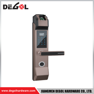 Thiết kế hiện đại cửa thông minh xử lý với vân tay kết hợp khóa cho khách sạn hoặc văn phòng sử dụng cho cửa kính hoặc kim loại - Product Image 3