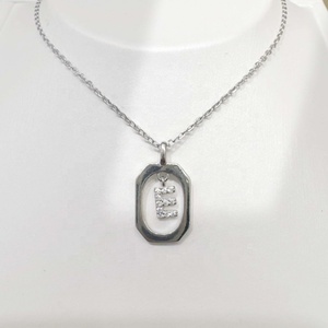 factory price plata 925 <b>silver</b> zircon <b>letter</b> pendant <b>necklace</b> fashion jewelry hip hop gold plated korean style charms <b>necklaces</b> - Product Image 2