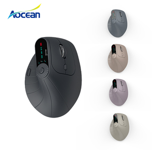 2.4G chế độ kép Chuột không dây quang tùy chỉnh logo máy tính xách tay văn phòng im lặng có thể sạc lại không dây dọc Chuột công thái học - Product Image 1