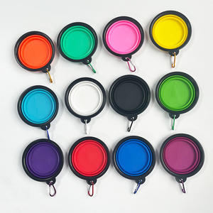 Mangkuk Lipat Anjing Ramah Lingkungan dengan Logo Kustom, Portabel untuk Luar Ruangan, Silikon Anti-Banting, Peralatan Makan Anjing, Mangkuk Makanan Anjing dan Kucing - Product Image 3