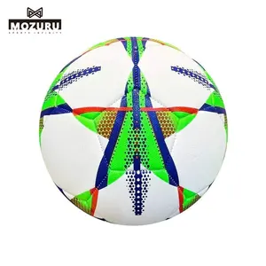 Mozuru, качественный профессиональный индивидуальный размер, настраиваемый логотип № 5, искусственная кожа, футбольный мяч из ПВХ, тренировочный мяч