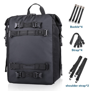 Free Sample Factory OEM Custom logo Duffle Tail Sissy bar Seat <b>Backpack</b> Waterproof Motorcycle Saddle Dry Training Bag - Product Image 5