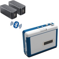 Reproductor de Casetes Bluetooth Portátil Ezcap215, Mini Walkman, Convertidor de Cintas Estéreo, Grabación MP3, Salida USB para Escuchar en Viajes