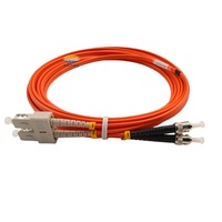 Shenzhen Raise Fiber SC UPC ST UPC MM DX Multimode OM1 OM2 3mm Duplex Fiber Optic Patch Cord for FTTH Indoor LSZH ODF Cabling |