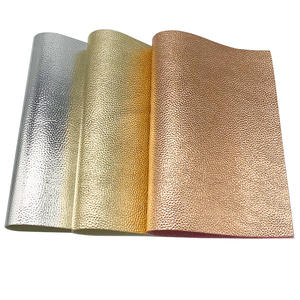 30cm x 135cm <span class=keywords><strong>rollo</strong></span> Metalliclitchi patrón de piel sintética tela de cuero sintético para hacer bolsos zapatos artesanías - Product Image 3