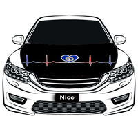 Housse de capot de voiture sur mesure sur le thème de Saipan, protection universelle pour capot de voiture, idéale pour les salons automobiles, les défilés et les cadeaux de festival