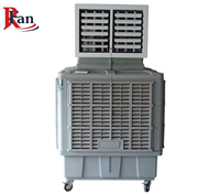 Refroidisseur d'air évaporatif mobile autonome à moteur AC 18000 m/h avec couverture de 120 à 150 m², modèle Symphony pour usage industriel et commercial
