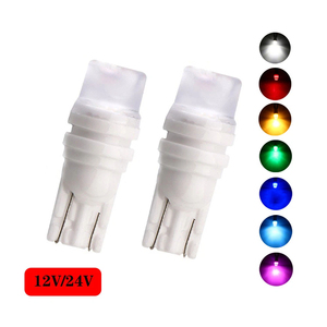 หลอดไฟ LED 12V 2835 SMD T10 แบบลิ่ม 3SMD เซรามิก สำหรับไฟภายในรถยนต์ ไฟแผนที่ ไฟป้ายทะเบียน ไฟข้าง หลายสี - Product Image 4
