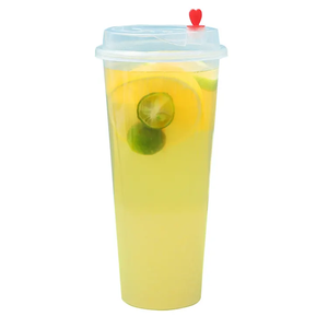 Ly trà sữa nhựa tái sử dụng dày, có nắp, in logo tùy chỉnh, trong suốt/mờ, dung tích 12oz/16oz/24oz - Product Image 6