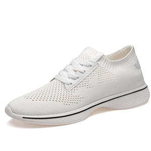 รองเท้าผ้าใบผู้ชายลำลอง ระบายอากาศได้ดี แบบสวม พื้นเรียบ เพิ่มความสูงแบบซ่อน สายรัดด้านหน้า เหมาะสำหรับเดินทางและฤดูร้อน - Product Image 6