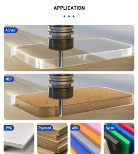 아크릴 PVC 경목 CNC 공작 기계 라우터 조각 비트 용 두 플루트 직선 홈 밀링 커터 2F 엔드 밀 - Product Image 6