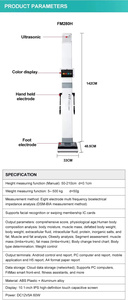 Báscula Digital Electrónica Veidt FM280H para Medir Peso, Altura y Grasa Corporal, con Alta Precisión - Product Image 4