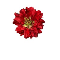 Buket Dahlia Buatan Full Bloom untuk Ruang Tamu Villa Mewah, Hiasan Vas Interior Kelas Atas
