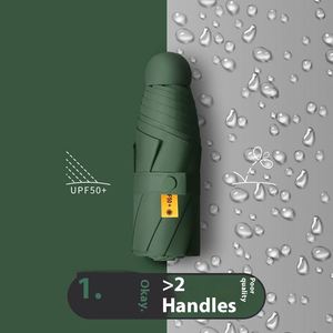 Parapluie Pratique Nouveau avec Protection UV 50% Contre la Pluie et le Soleil, Design Moderne, Commande Manuelle, Publicitaire avec Capuchon de Protection Solaire - Product Image 3