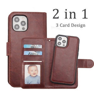 Custodie per Telefono in Pelle PU per <span class=keywords><strong>iPhone</strong></span> <span class=keywords><strong>13</strong></span> con Consegna Rapida, <span class=keywords><strong>Cover</strong></span> a Libro con <span class=keywords><strong>Portafoglio</strong></span> e Slot per Carte - Product Image 2