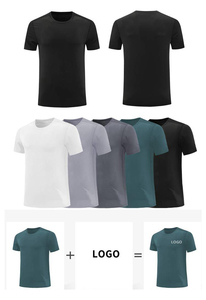Camisetas Deportivas para Hombre, para Gimnasio, Trotar, Entrenamiento, Cuello Redondo, Transpirables, de Secado Rápido, Ajustadas, de Compresión, para Correr - Product Image 4