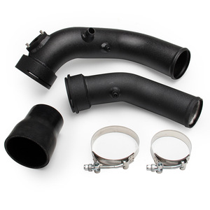 Kit de colector de admisión Xuzhong de aleación de aluminio negro para BMW 335i N55 Turbo Upgrade - Product Image 4
