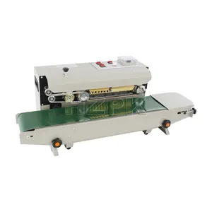 HZPK FR-900 Automatic Continuous Band Heat Sealing Machine For Plastic Bag