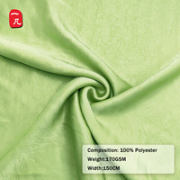 Tissu satiné d'acide acétique imité gaufré à double face pour vêtements pour femmes abayas modestes