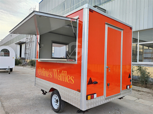 Fast Food Truck for Baking Equipment Mobile Ice Cream Cart Customized Street Food Trailer for <strong>BBQ</strong> - Product Image 2