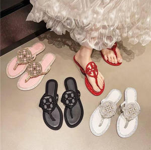 Ciabatte di Lusso di Alta Qualità Tb con Cinturino Rhinolite, Sandali in Stile Europeo, Pantofole Estive da <span class=keywords><strong>Spiaggia</strong></span> per Signore - Product Image 2